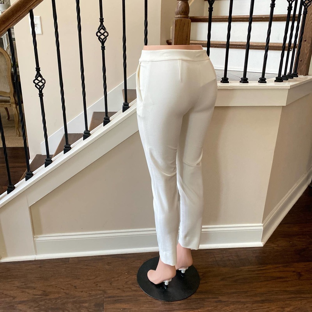 NWT Diane Von Furstenberg Genesis Flat-Front Cropped Pants, DD0488 - Picture 7 of 13